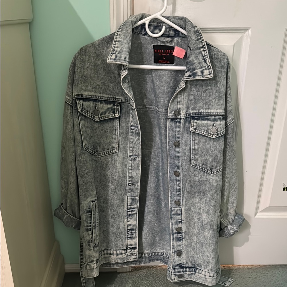 Black Label Women's Gray Denim Jacket